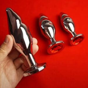 Premium Stainless Steel Anal Plug Set